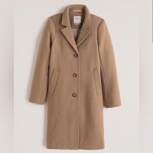 Abercrombie Wool Blend Dad Coat
